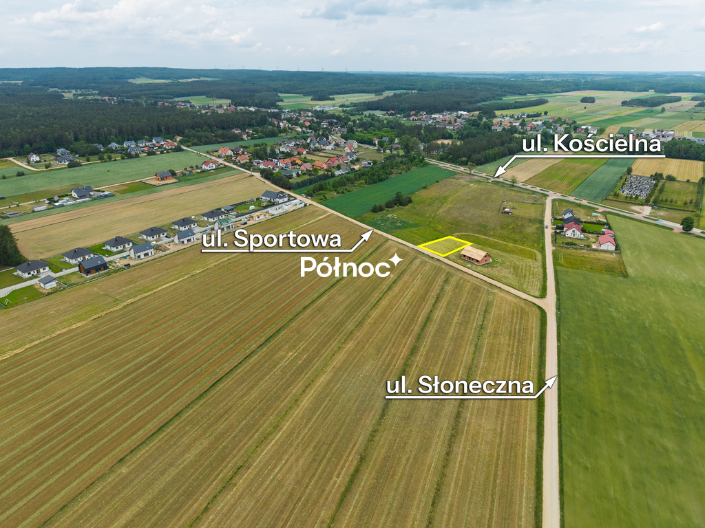 Działka budowlana 1000&nbsp;m², Modzele-Skudosze - zdjęcie 3