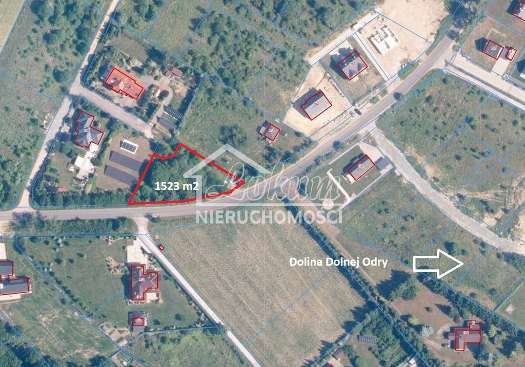 Działka budowlana 1523 m², Siadło Dolne - zdjęcie 1