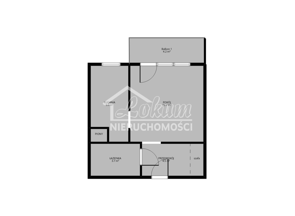 Mieszkanie 27,67&nbsp;m², Szczecin, Pomorzany, Aleja Powstańców Wielkopolskich - zdjęcie 11