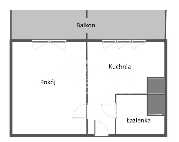 Mieszkanie 31,64&nbsp;m², Szczecin - zdjęcie 11