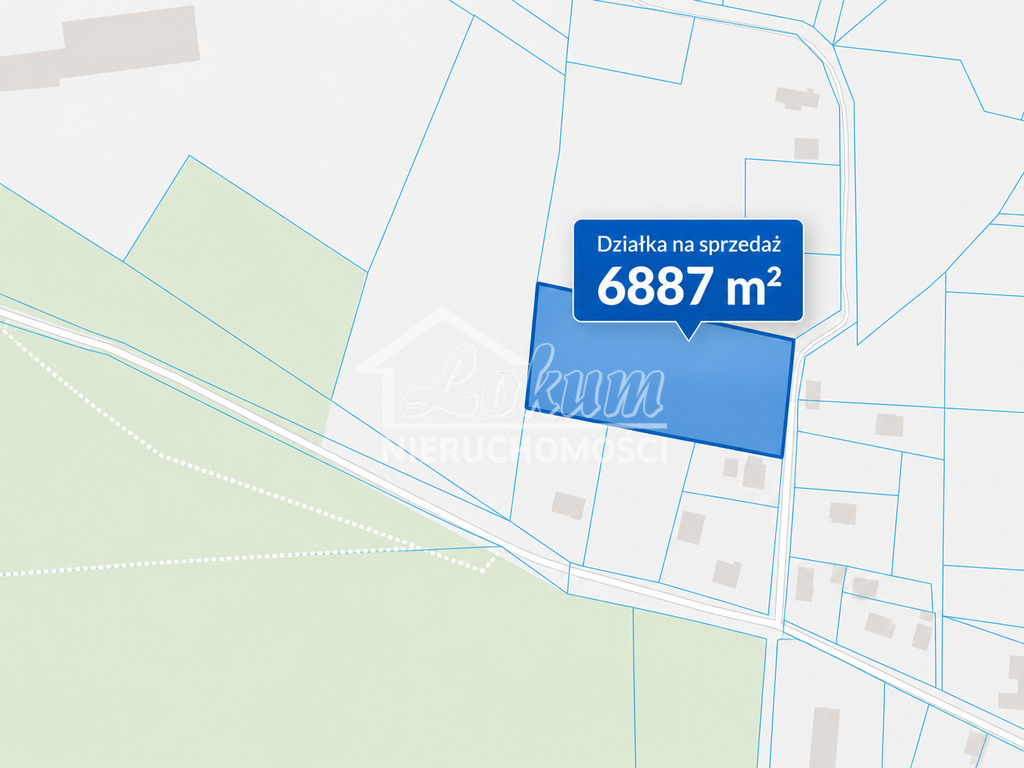 Działka inwestycyjna 6887&nbsp;m², Motaniec - zdjęcie 1