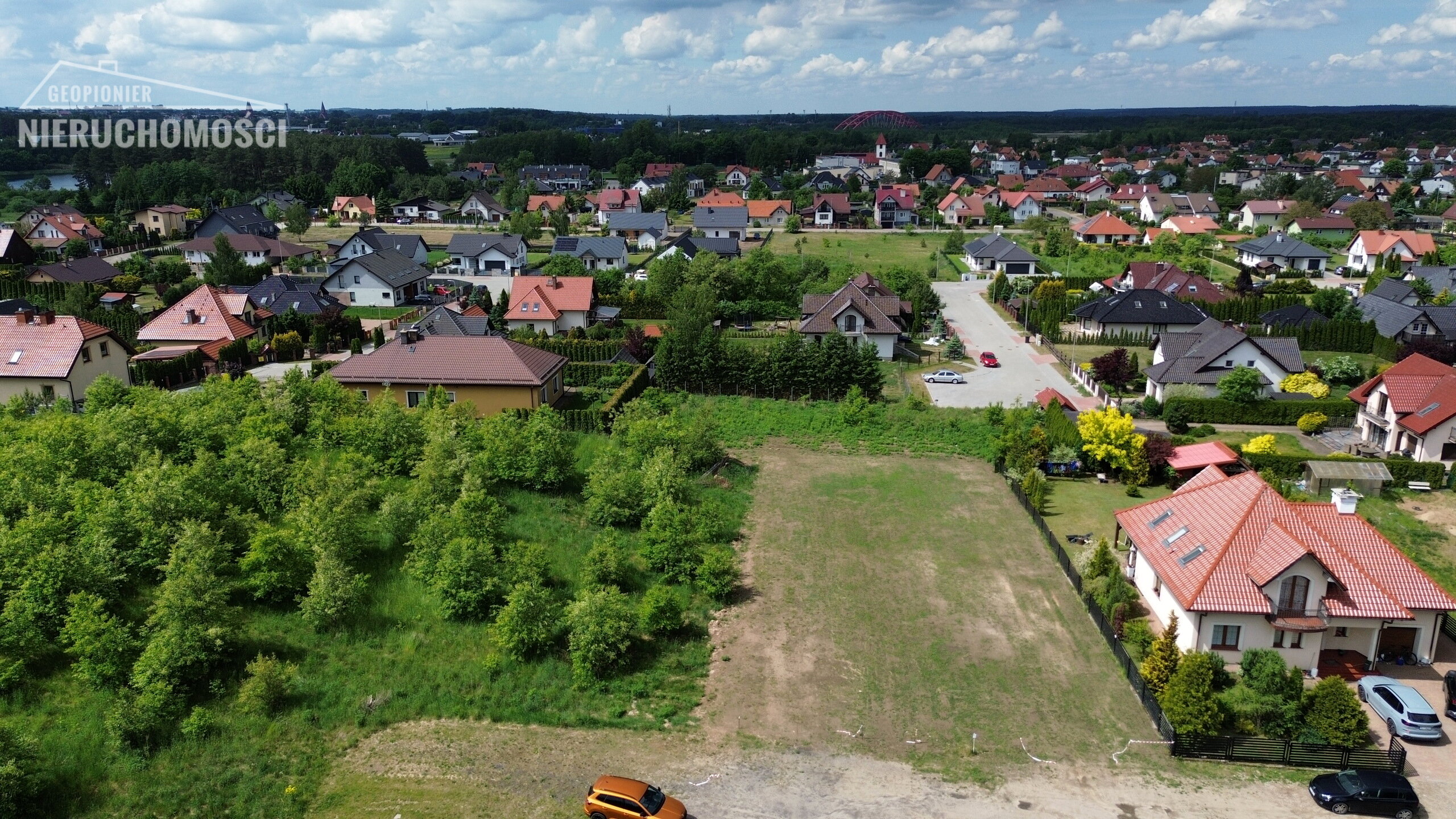 Działka budowlana w Ostródzie o pow. 999m2 (44,70 x 22.3) przy ulicy Sosnkowskiego - zdjęcie 3