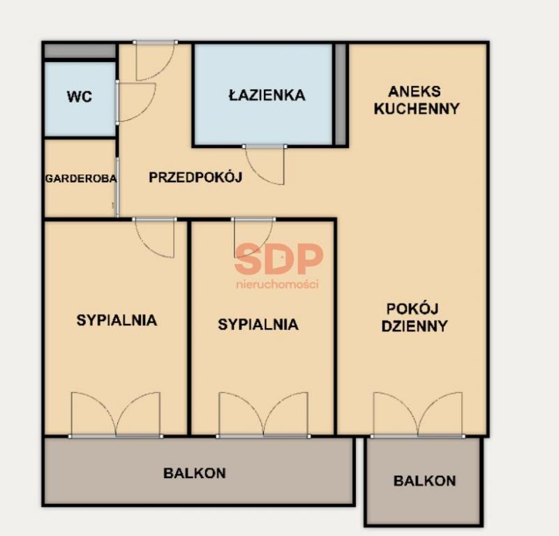 Mieszkanie 66 m², Wrocław, Stare Miasto, Dmowskiego Romana - zdjęcie 18