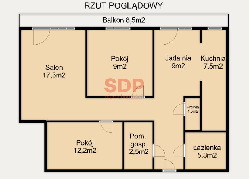 Mieszkanie 71 m², Katowice, Tysiąclecia - zdjęcie 21