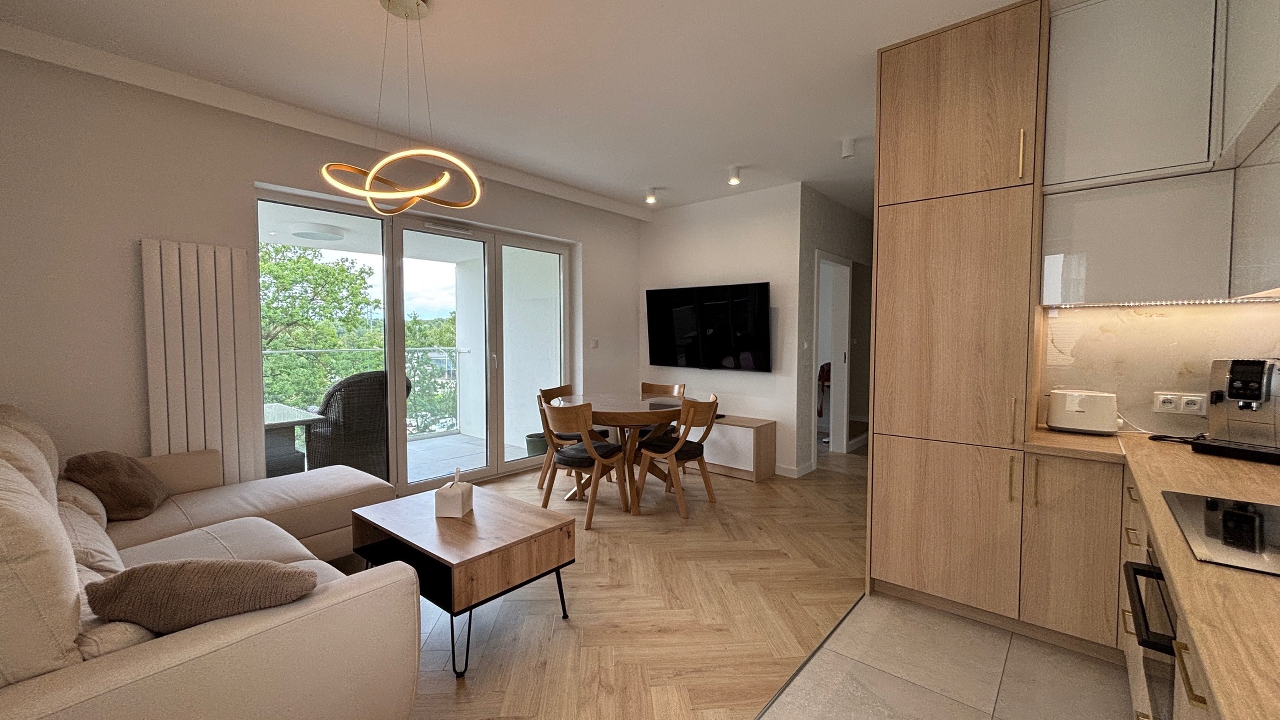 Nowy 3 pokojowy apartament 2 m.parkingowe - zdjęcie 4