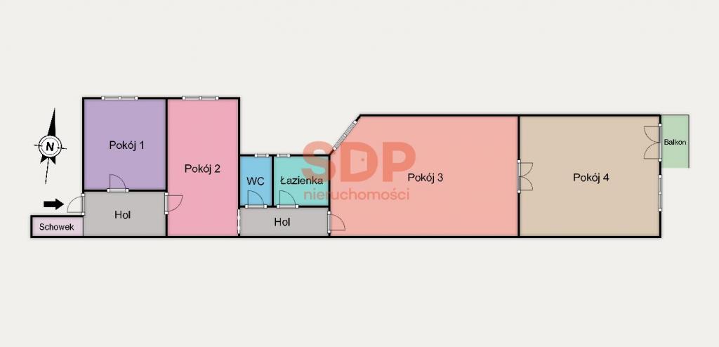 Mieszkanie 101&nbsp;m², Łódź, Żeromskiego Stefana - zdjęcie 14