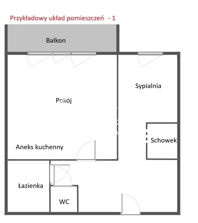 Mieszkanie 47,15&nbsp;m², Szczecin - zdjęcie 12