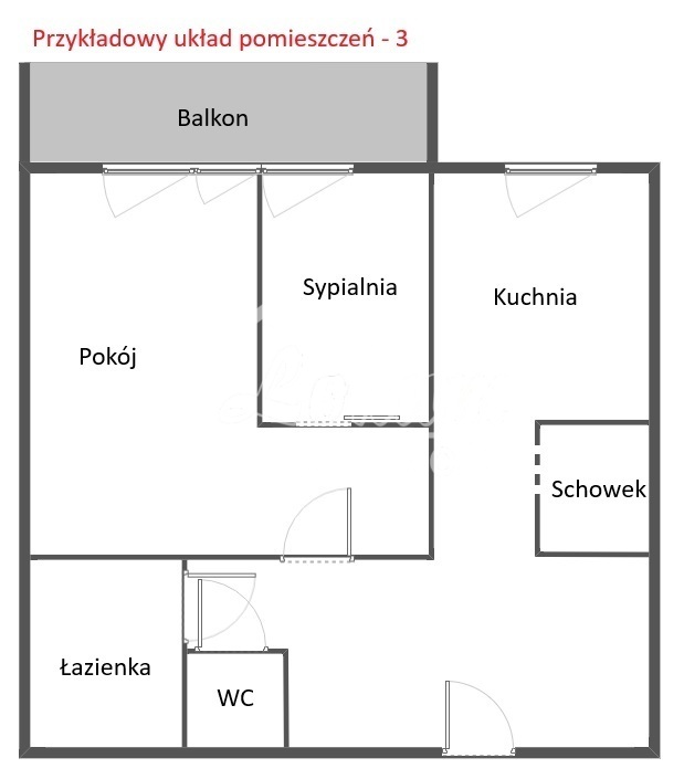 Mieszkanie 47,15&nbsp;m², Szczecin - zdjęcie 14