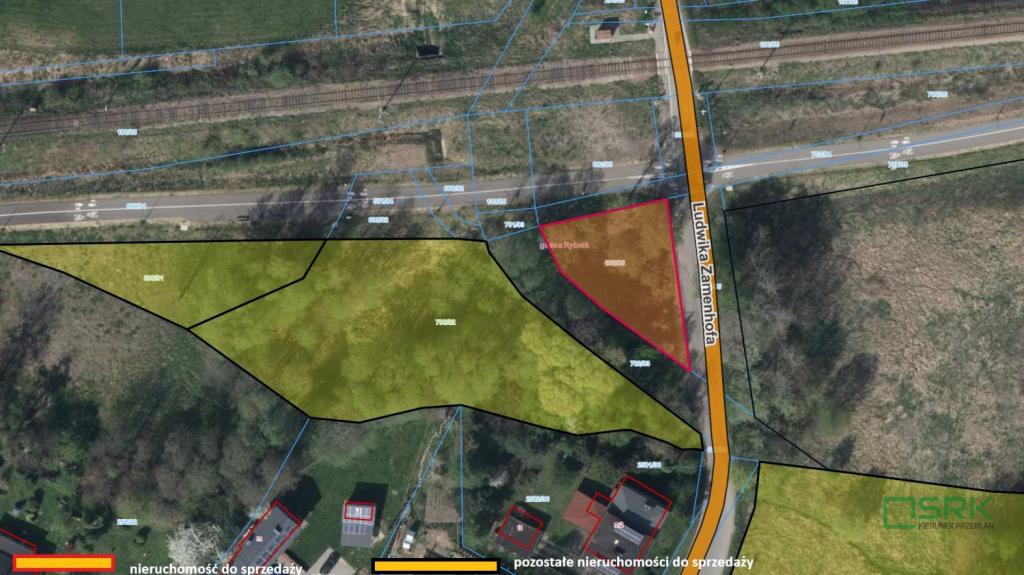 Działka inwestycyjna 469 m², Rybnik, Zamenhofa - zdjęcie 1