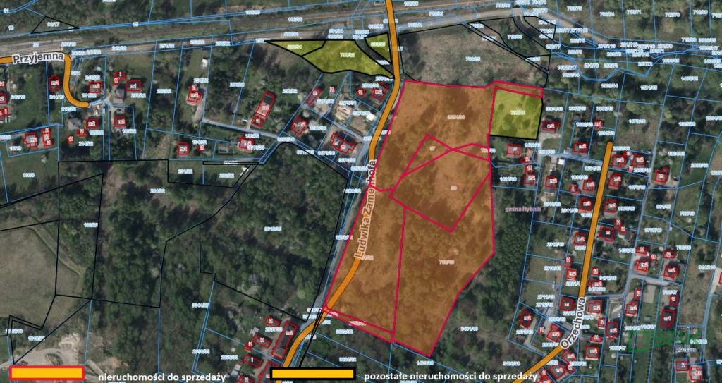 Działka inwestycyjna 3,32 ha, Rybnik, Zamenhofa - zdjęcie 1