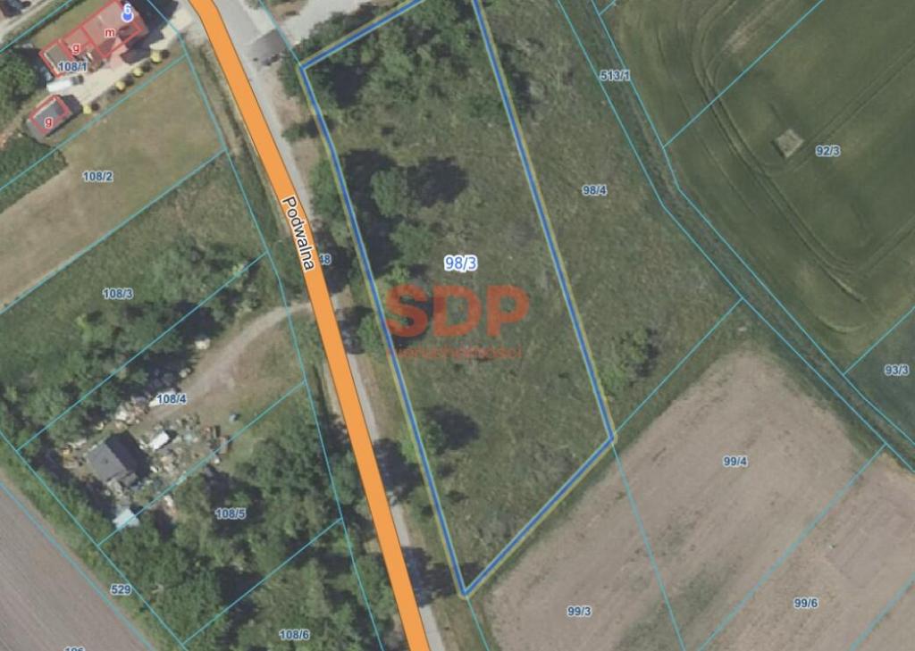 Działka budowlana 6717 m², Kotowice, Podwalna - zdjęcie 3