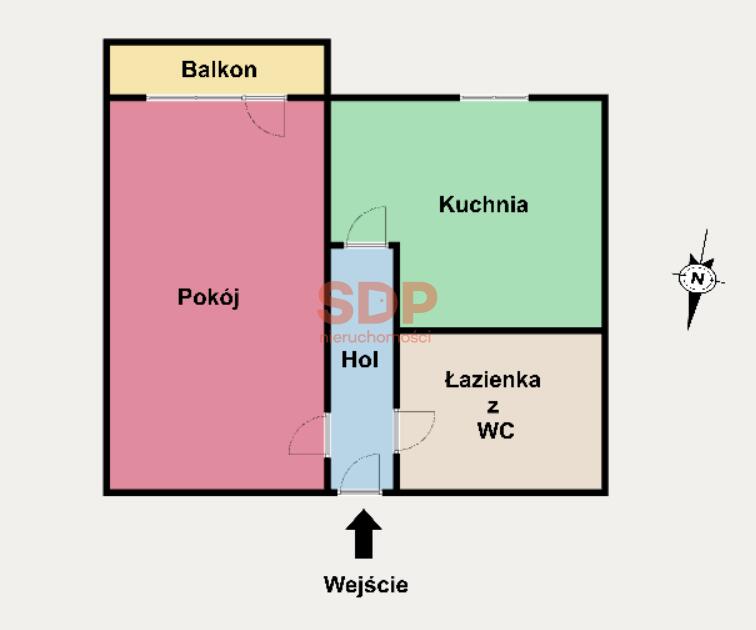 Mieszkanie 32&nbsp;m², Łódź, Franciszkańska - zdjęcie 16