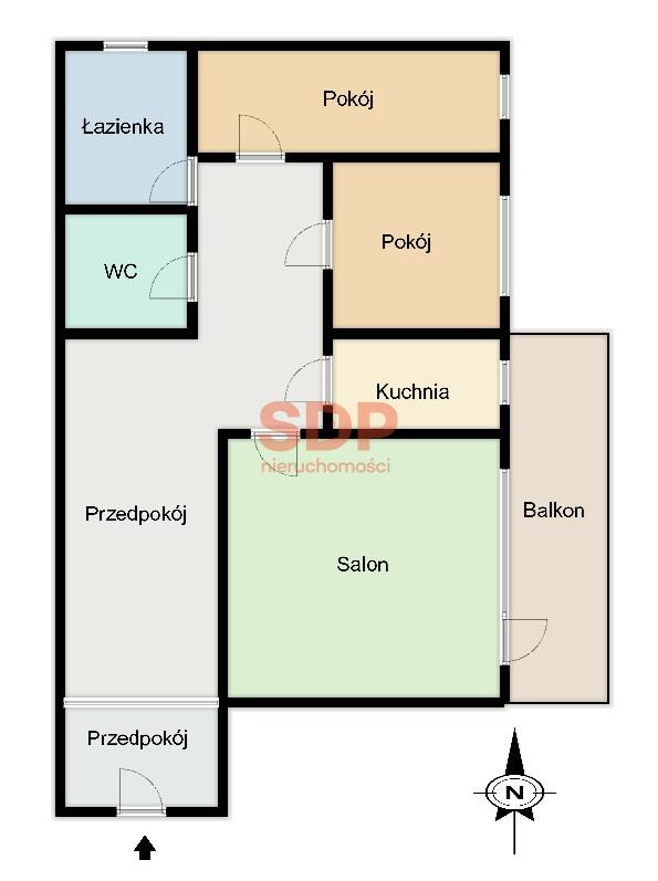 Mieszkanie 66&nbsp;m², Wrocław, Stare Miasto, Czarnieckiego Stefana - zdjęcie 10