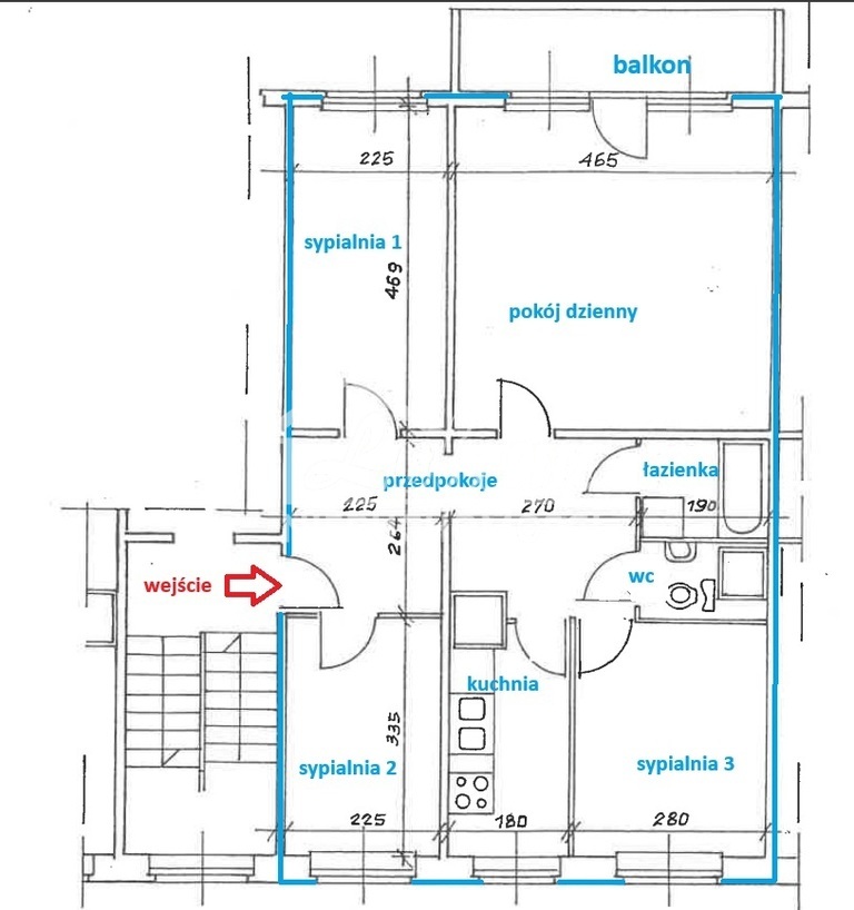 Mieszkanie 73,6&nbsp;m², Szczecin, Śródmieście, Potulicka - zdjęcie 19