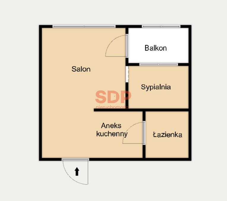 Mieszkanie 25&nbsp;m², Wrocław, Stare Miasto, Braniborska - zdjęcie 7