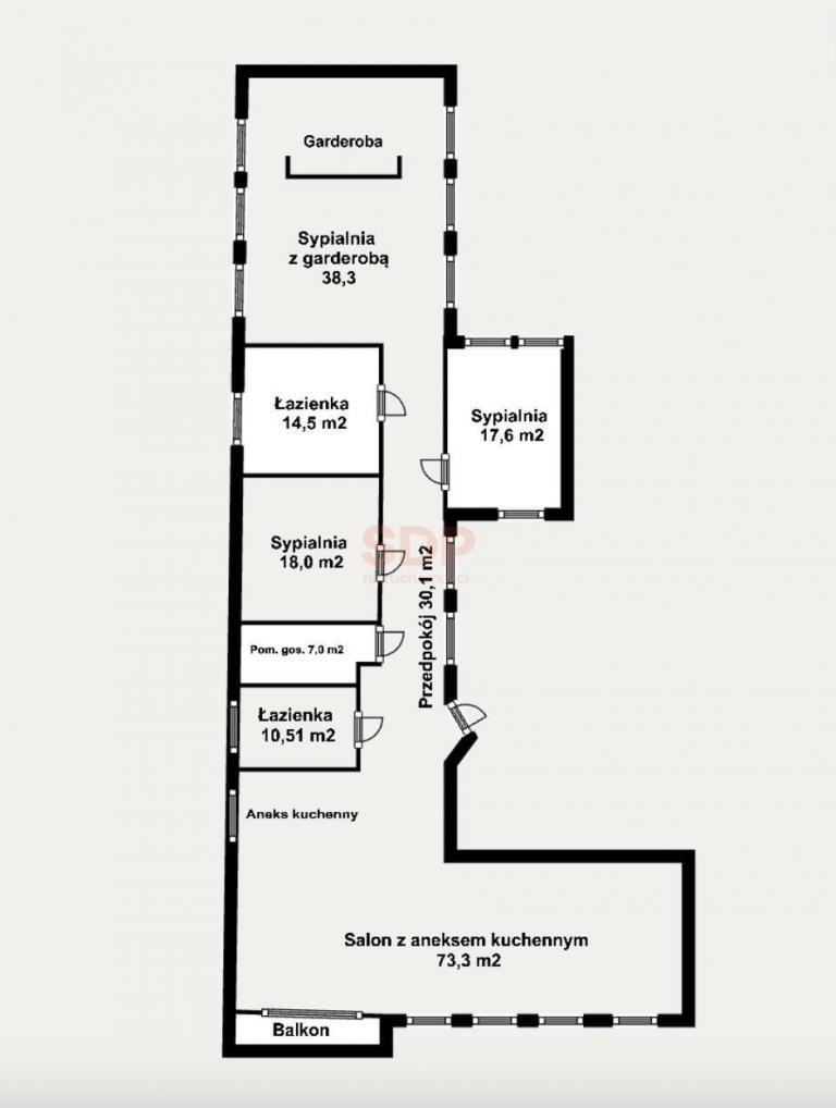 Mieszkanie 203 m², Wrocław, Włodkowica Pawła - zdjęcie 12