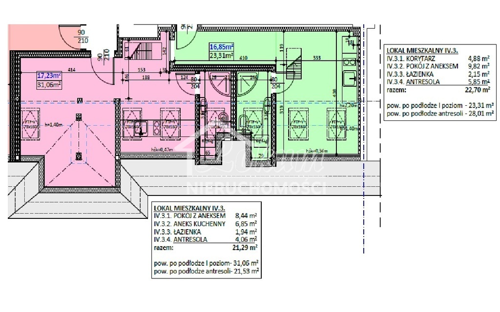 Mieszkanie 43,99&nbsp;m², Szczecin, Strzelecka - zdjęcie 5