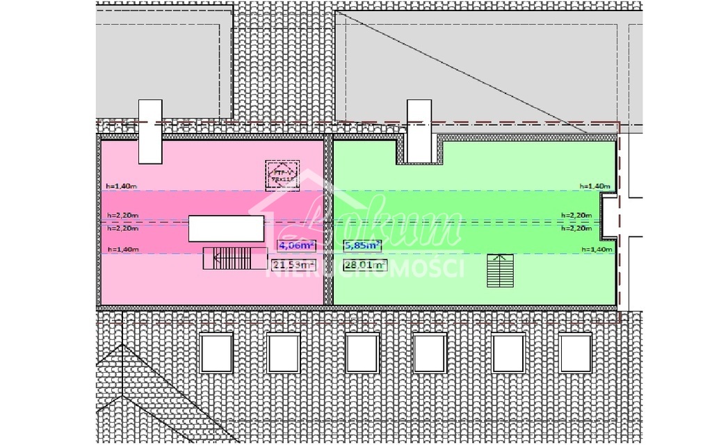 Mieszkanie 43,99&nbsp;m², Szczecin, Strzelecka - zdjęcie 6
