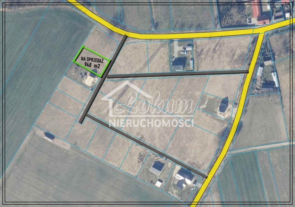Działka rolna 948&nbsp;m², Kościuszki - zdjęcie 2