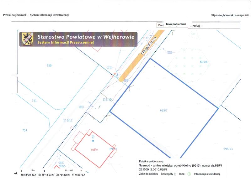 Działka budowlana 1096&nbsp;m², Kielno, Nagietkowa - zdjęcie 4
