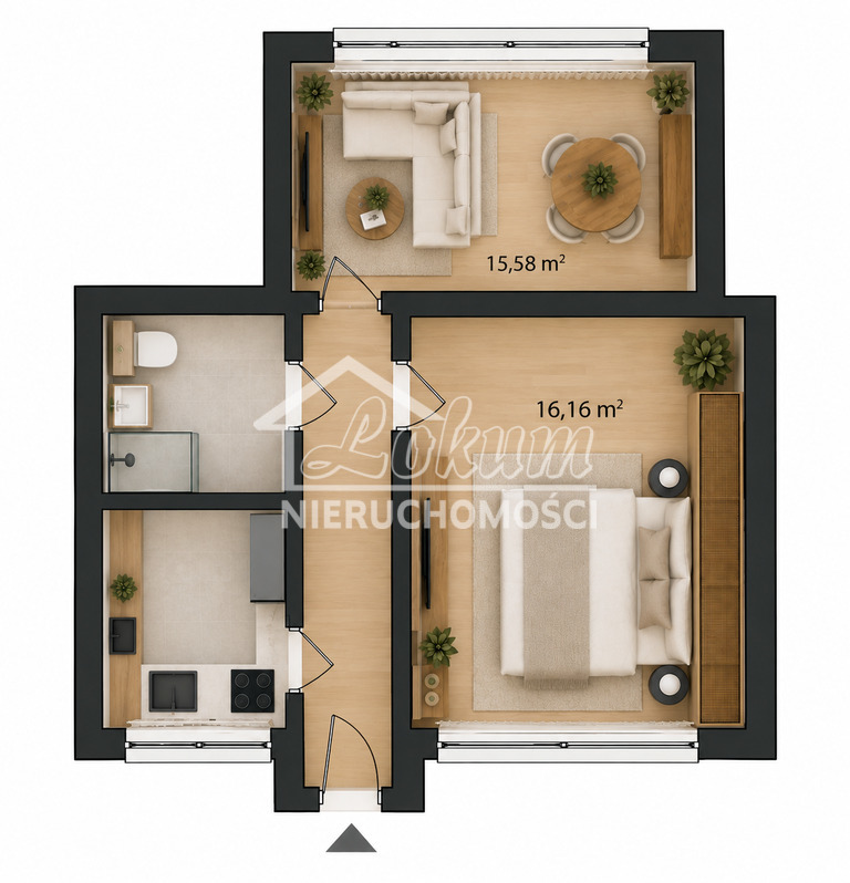 Mieszkanie 45,65 m², Szczecin - zdjęcie 12