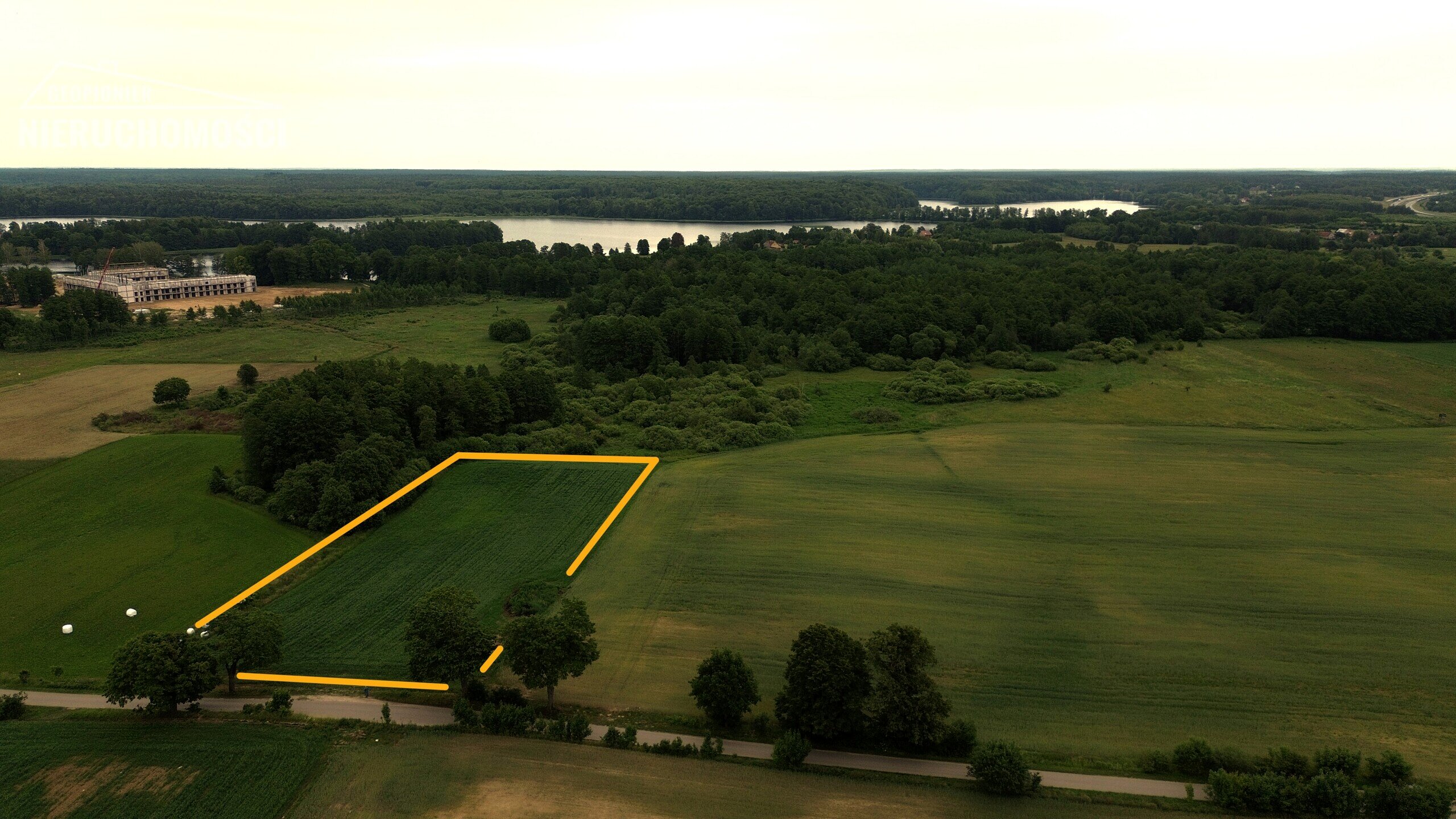 Mazury - Ostróda - Miłmłyn ul. Mazurska, działka budowlana 4700 m2 - zdjęcie 2