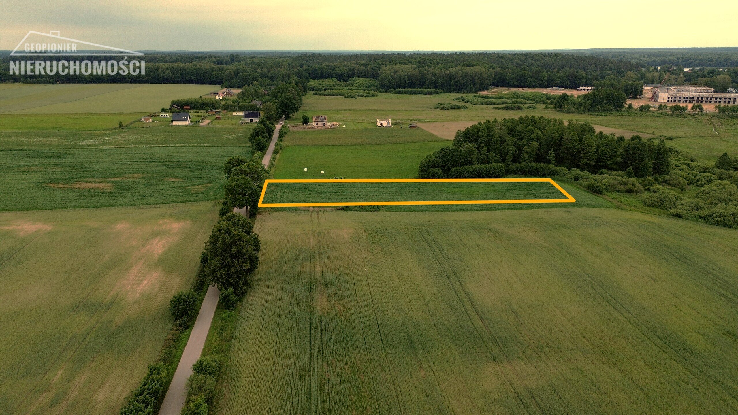Mazury - Ostróda - Miłmłyn ul. Mazurska, działka budowlana 4700 m2 - zdjęcie 4