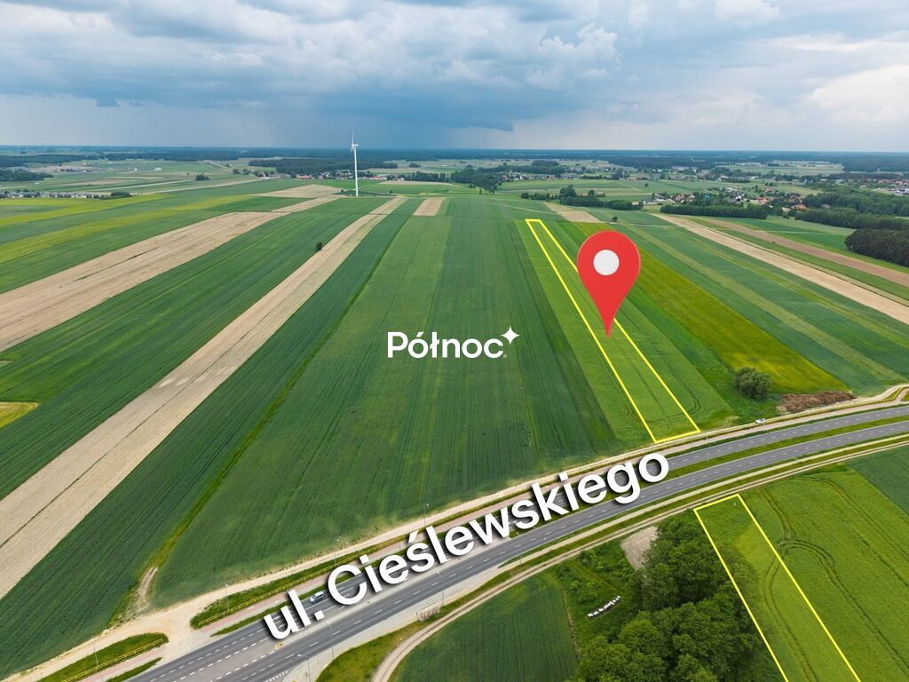Działka inwestycyjna 1,48 ha, Łomża, mjr. Stanisława Cieślewskiego - zdjęcie 2