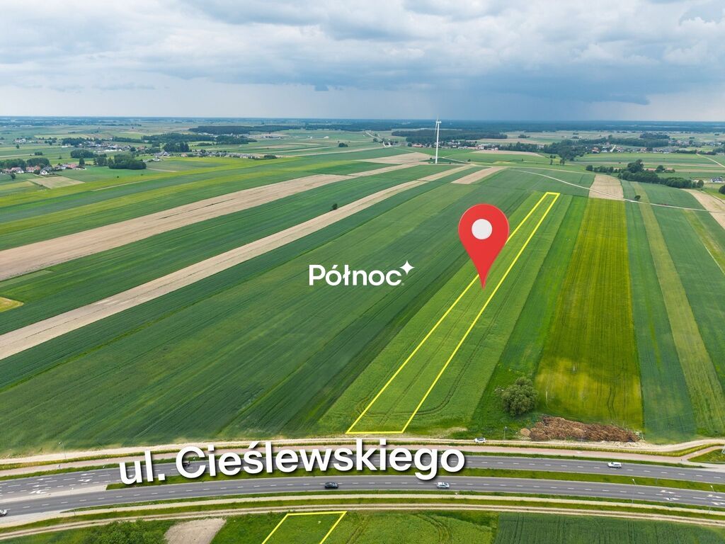 Działka inwestycyjna 1,48 ha, Łomża, mjr. Stanisława Cieślewskiego - zdjęcie 3