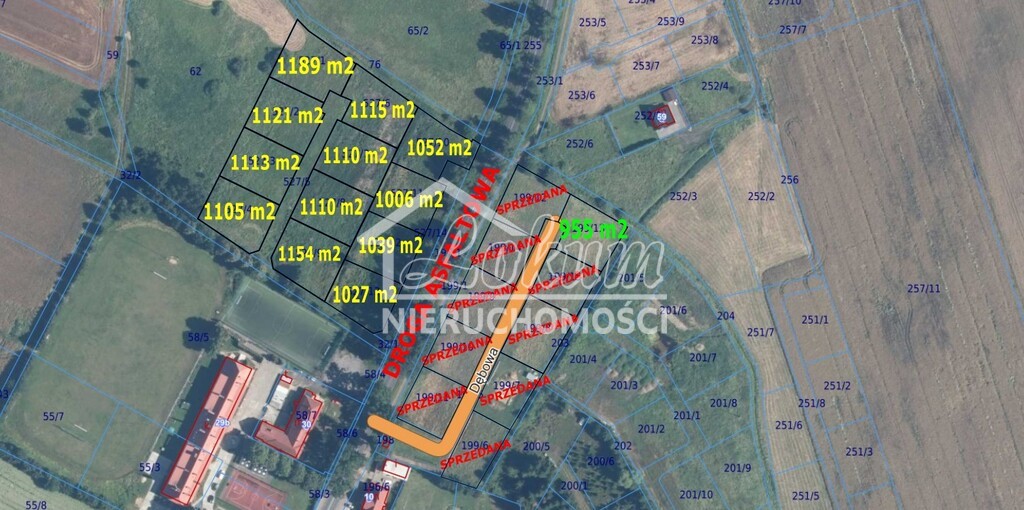 Działka budowlana 955 m², Dębice - zdjęcie 1