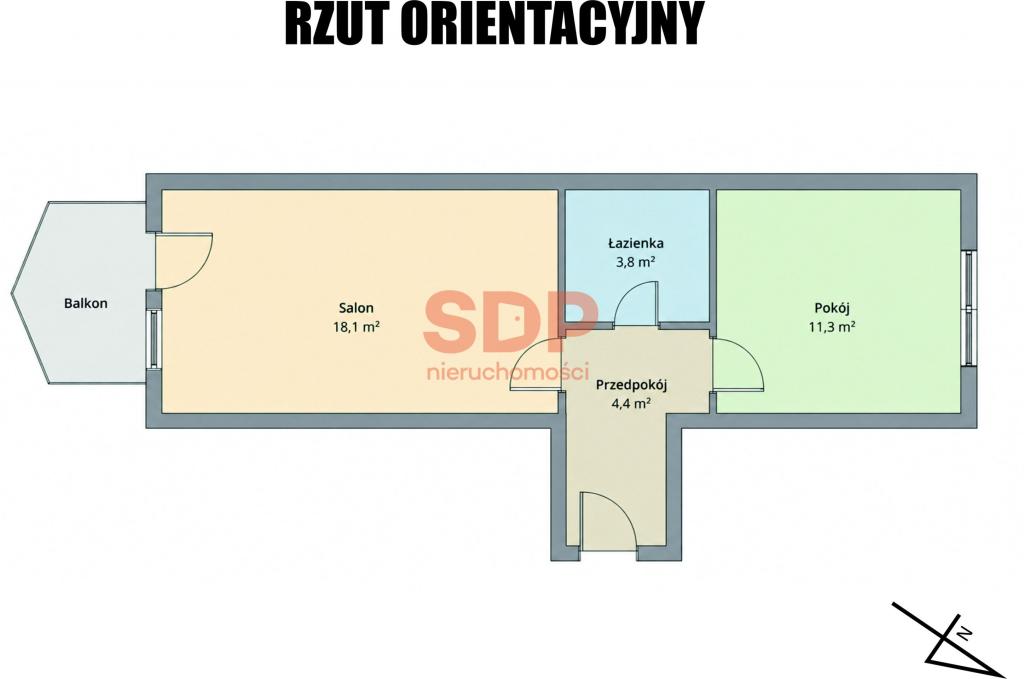 Mieszkanie 37 m², Siechnice, Jarzębinowa - zdjęcie 10