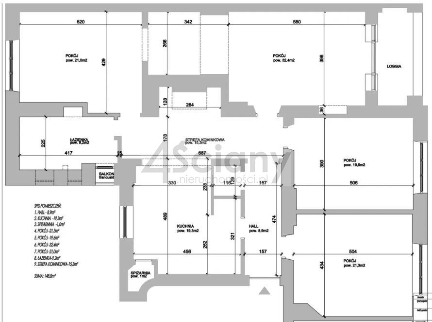 Mieszkanie 148,5 m², Warszawa, Grójecka - zdjęcie 14