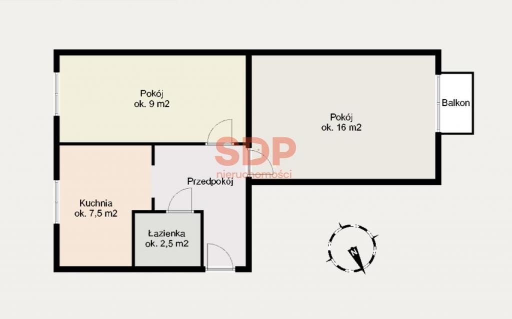 Mieszkanie 44 m², Wrocław, Psie Pole, Sołtysowicka - zdjęcie 3