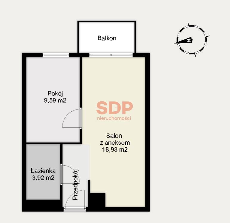Mieszkanie 35 m², Wrocław, Krzyki, Braterska - zdjęcie 4
