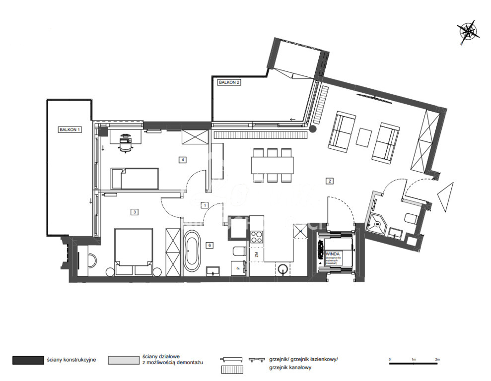 Mieszkanie 81,15&nbsp;m², Szczecin - zdjęcie 19