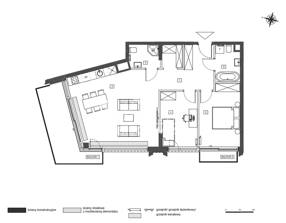 Mieszkanie 79,5 m², Szczecin - zdjęcie 14
