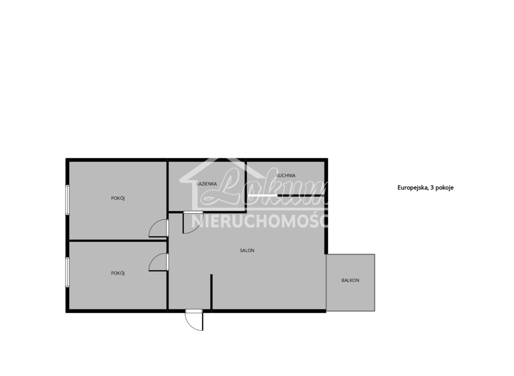 Mieszkanie 68,73 m², Szczecin, Gumieńce, Europejska - zdjęcie 13
