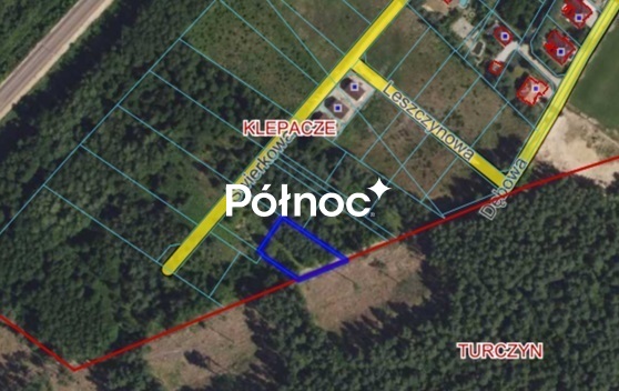 Działka budowlana 1347 m², Klepacze, Świerkowa - zdjęcie 2