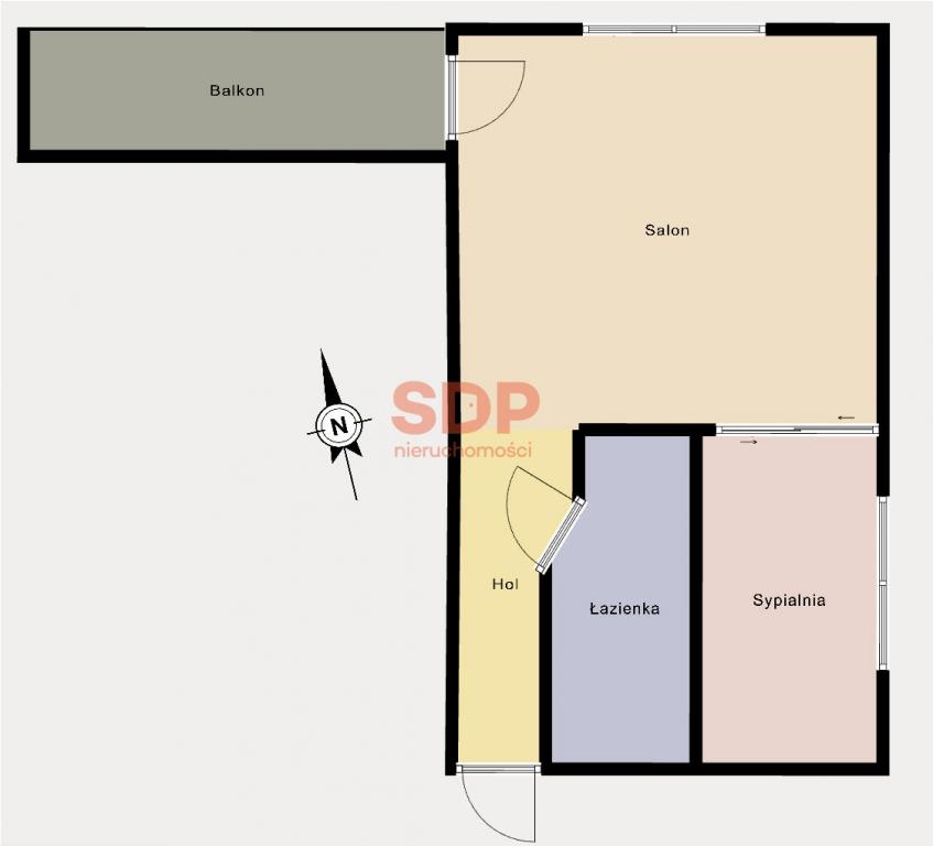 Mieszkanie 42&nbsp;m², Łódź, Styrska - zdjęcie 16