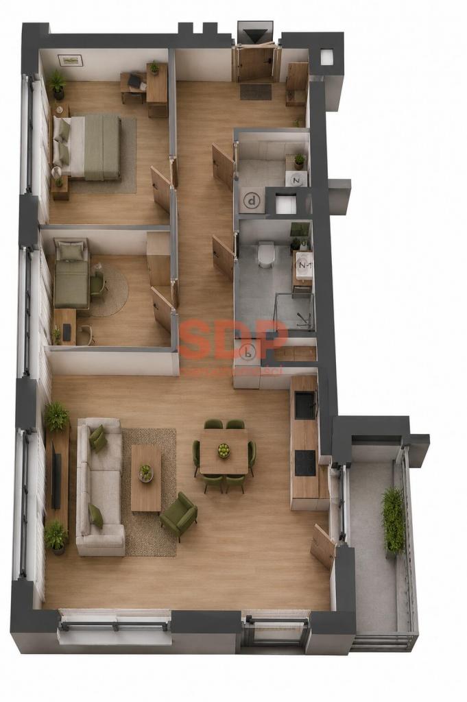 Mieszkanie 60&nbsp;m², Wrocław, Legnicka - zdjęcie 5