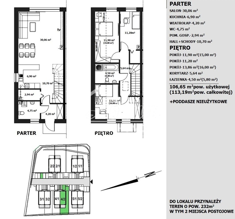 Dom 113,9&nbsp;m², Dołuje - zdjęcie 8