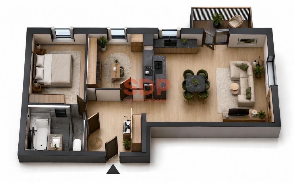Mieszkanie 54 m², Zabrodzie, Zabrodzie - zdjęcie 3