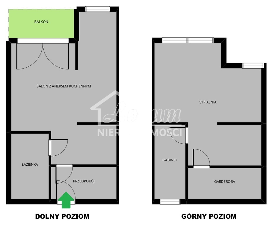 Mieszkanie 62,23&nbsp;m², Szczecin, Pogodno, ks. Jerzego Popiełuszki - zdjęcie 4