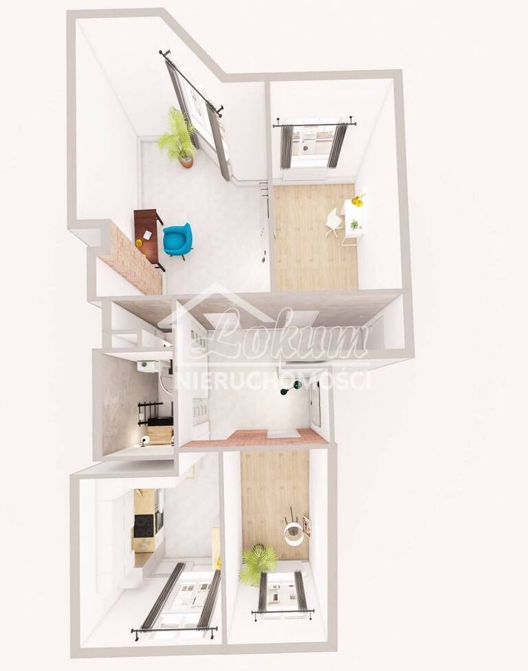 Mieszkanie 65,01&nbsp;m², Szczecinek, Władysława Bartoszewskiego - zdjęcie 12