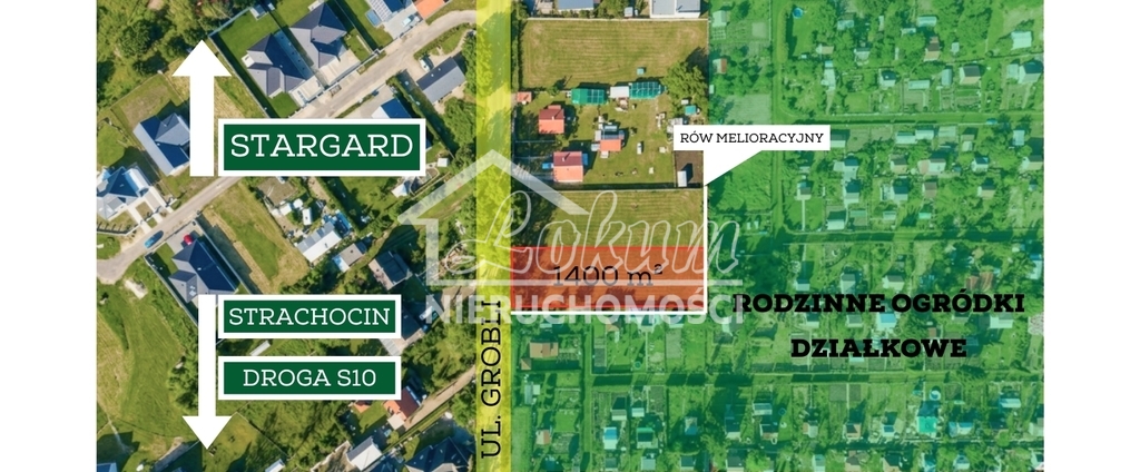 Działka rolna 1400&nbsp;m², Stargard - zdjęcie 3