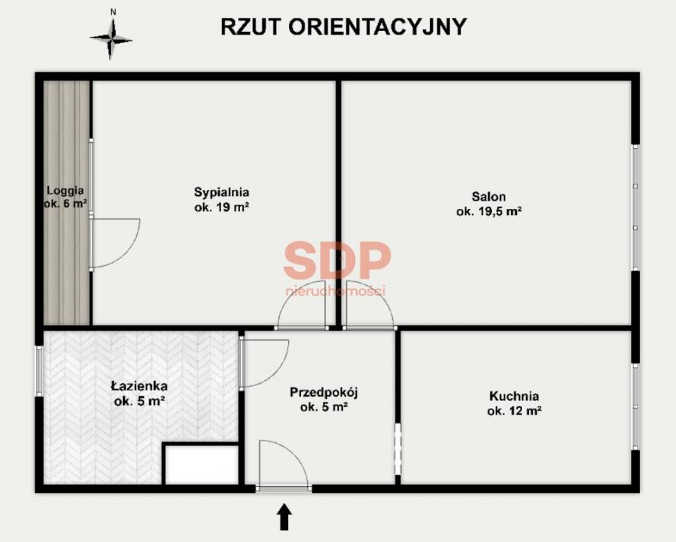 Mieszkanie 60&nbsp;m², Wrocław, Spiżowa - zdjęcie 7
