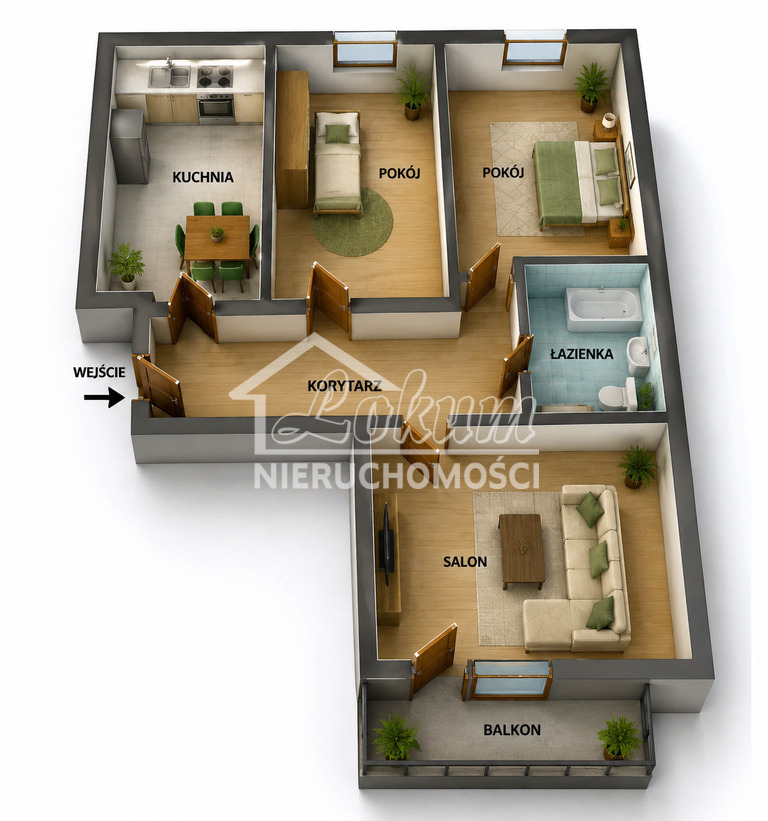 Mieszkanie 53,5&nbsp;m², Szczecin - zdjęcie 15