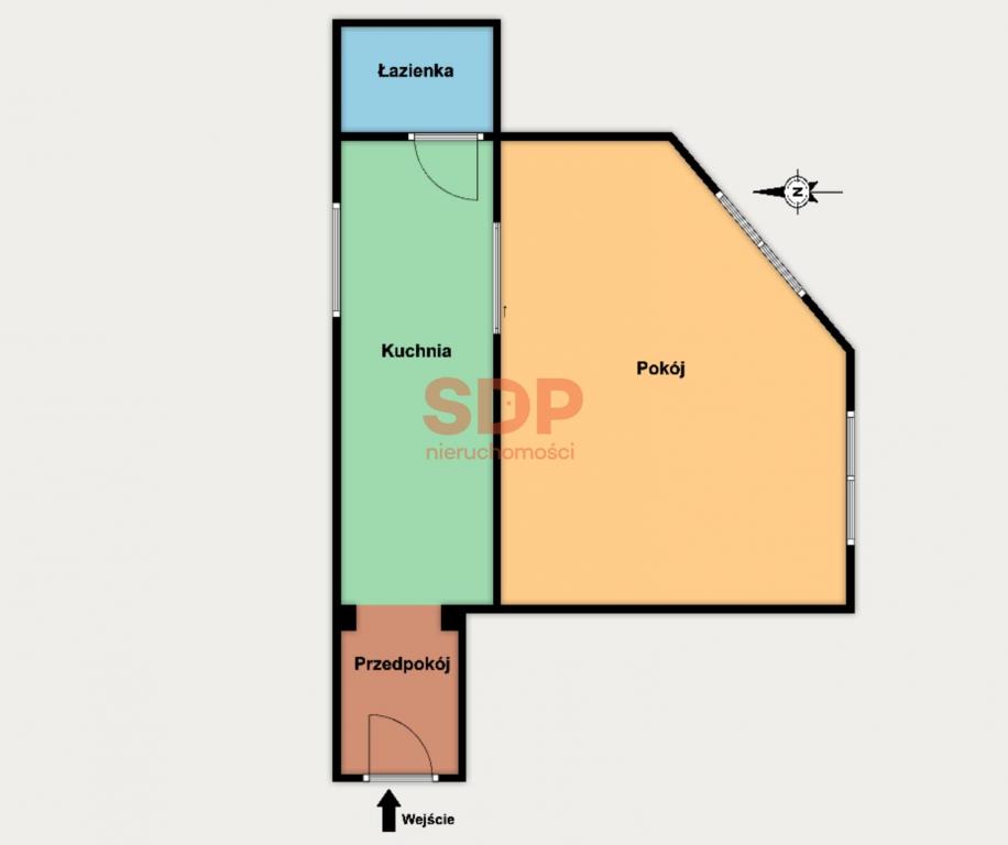 Mieszkanie 28&nbsp;m², Łódź, Zarzewska - zdjęcie 10