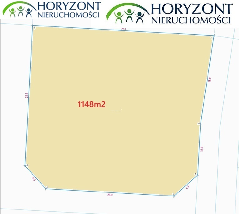 Działka budowlana 1148&nbsp;m², Kczewo - zdjęcie 4