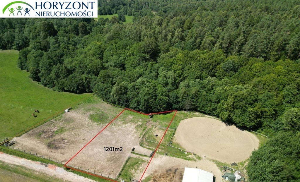 Działka budowlana 1201 m², Łebno - zdjęcie 1